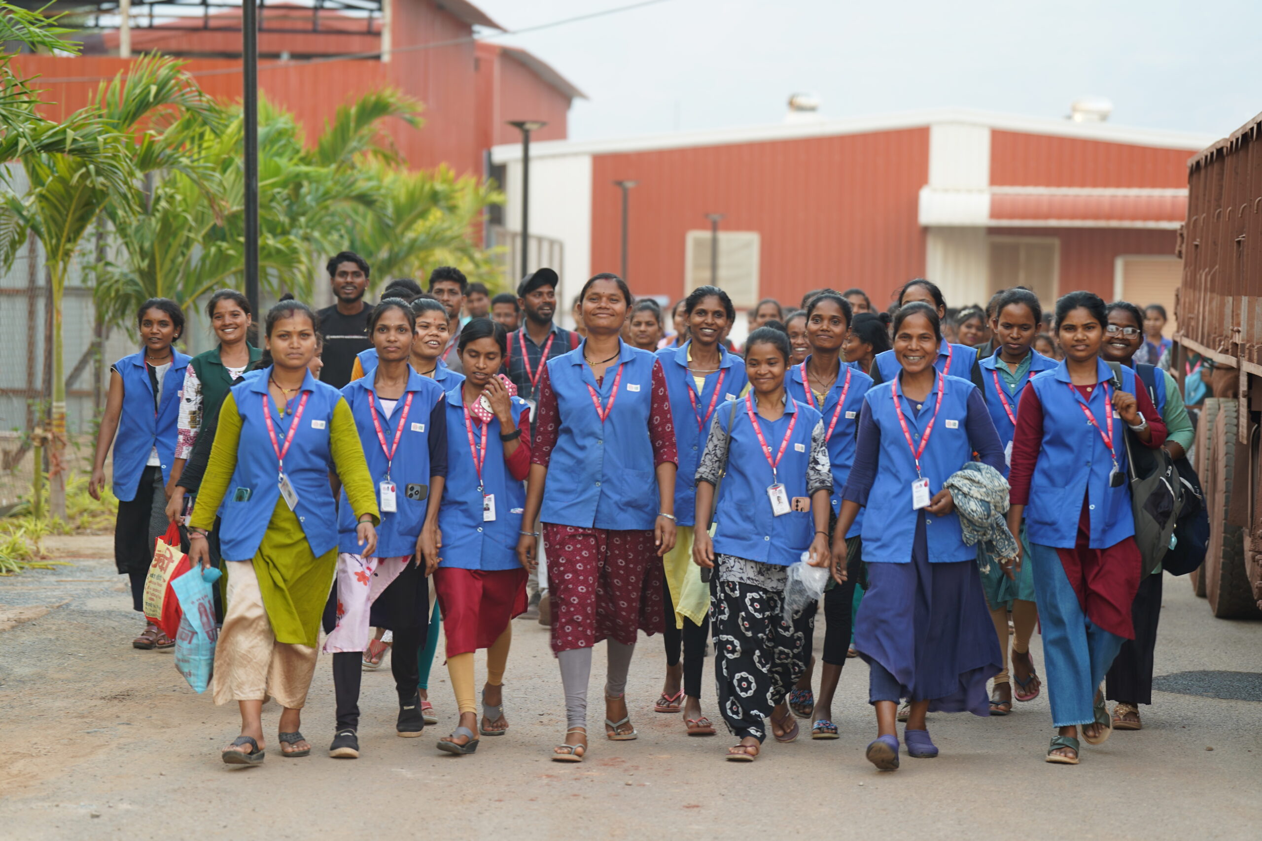 Women trainees participating in Lloyds Infinite Foundation empowerment program.